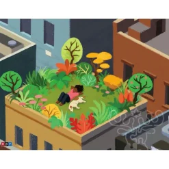 New York Puzzle Co. NPR: Rooftop Relaxation Puzzle 500pcs