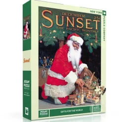 New York Puzzle Co. Sunset: Gifts For the World Puzzle 1000pcs