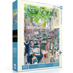 New York Puzzle Co. The New Yorker: Art Festival Puzzle 1000pcs