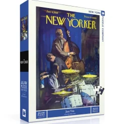 New York Puzzle Co. The New Yorker: Jazz Trio Puzzle 500pcs