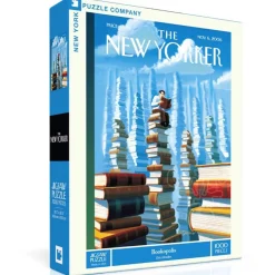 New York Puzzle Co. The New Yorker: Bookopolis Puzzle 1000pcs