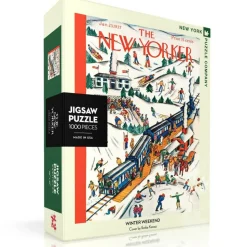 New York Puzzle Co. The New Yorker: Winter Weekend Puzzle 1000pcs
