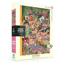New York Puzzle Co. The New Yorker: Day at the Zoo Puzzle 1000pcs