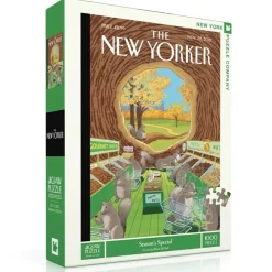 New York Puzzle Co. The New Yorker: Season's Special Puzzle 1000pcs*