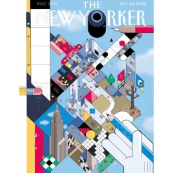 New York Puzzle Co. The New Yorker: Ups and Downs Puzzle 1000pcs