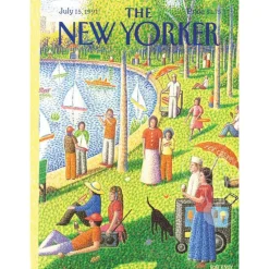 New York Puzzle Co. The New Yorker: Sunday Afternoon in Central Park Puzzle 1000pcs