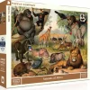 New York Puzzle Co. Vintage Collection: Animals of Africa Puzzle 1000pcs