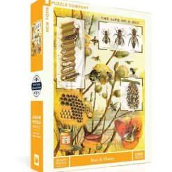 New York Puzzle Co. Vintage Collection: Bees & Honey Puzzle 1000pcs