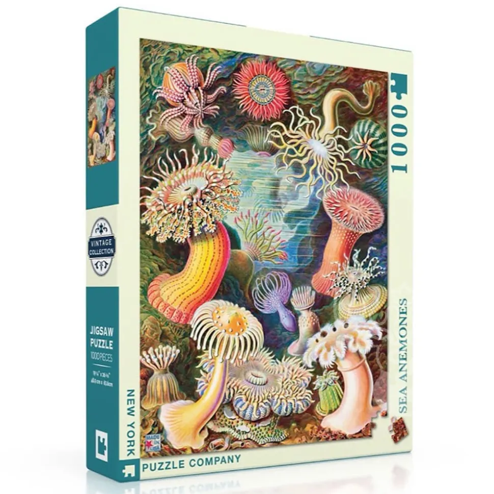 New York Puzzle Co. Vintage Collection: Sea Anemones Puzzle 1000pcs