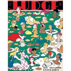 New York Puzzle Co. Vintage Collection: The Floating Population Puzzle 500pcs