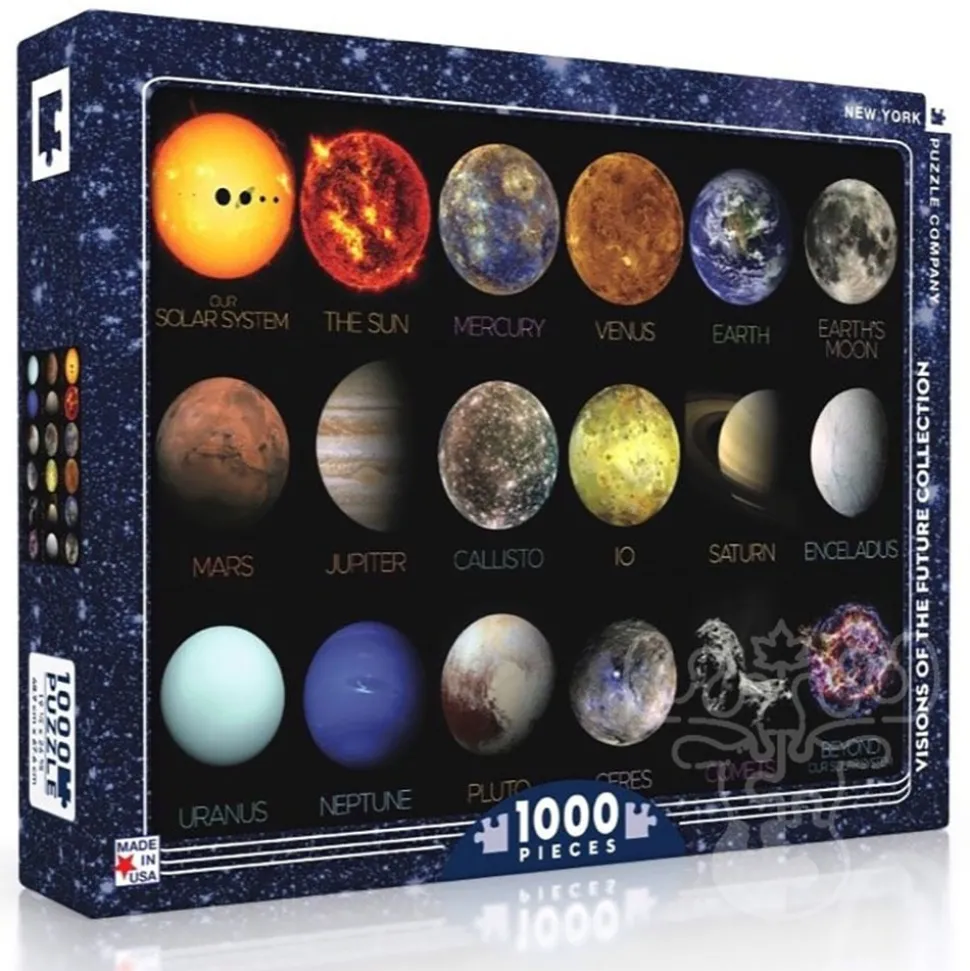New York Puzzle Co. Visions:The Solar System Puzzle 1000pcs