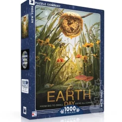 New York Puzzle Co. Visions: Earth Day From Big to Small We're All Connected Puzzle 1000pcs