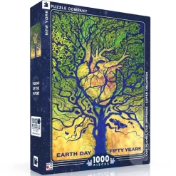 New York Puzzle Co. Visions: Super Organism Earth Day Fifty Years Puzzle 1000pcs