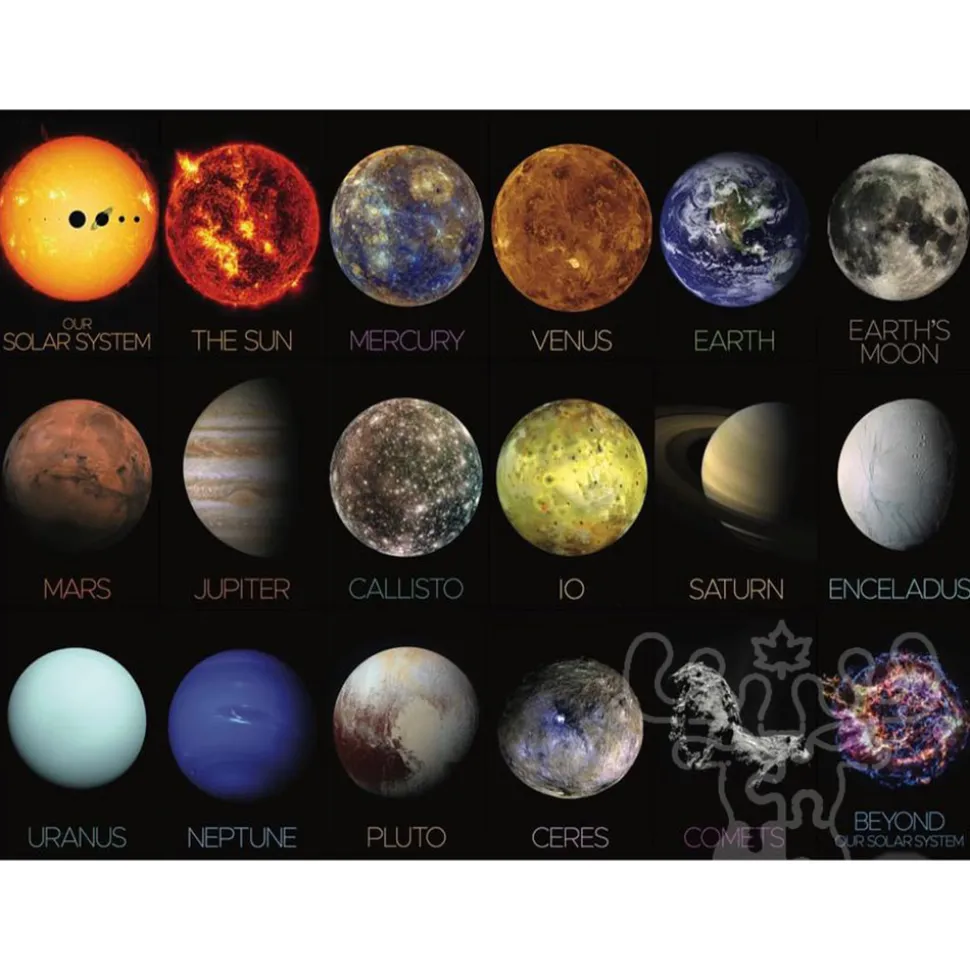 New York Puzzle Co. Visions:The Solar System Puzzle 1000pcs