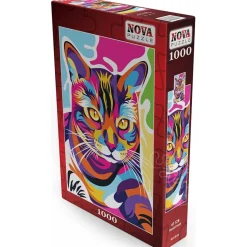 Nova Colorful Cat Puzzle 1000pcs