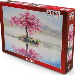 Nova Pink Cherry Blossom Puzzle 1000pcs