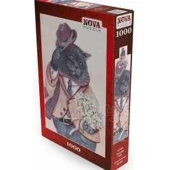 Nova Romantic Cat Puzzle 1000pcs