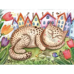 Nova Sofya Saburova - Neighborhood Cat Puzzle 1000pcs