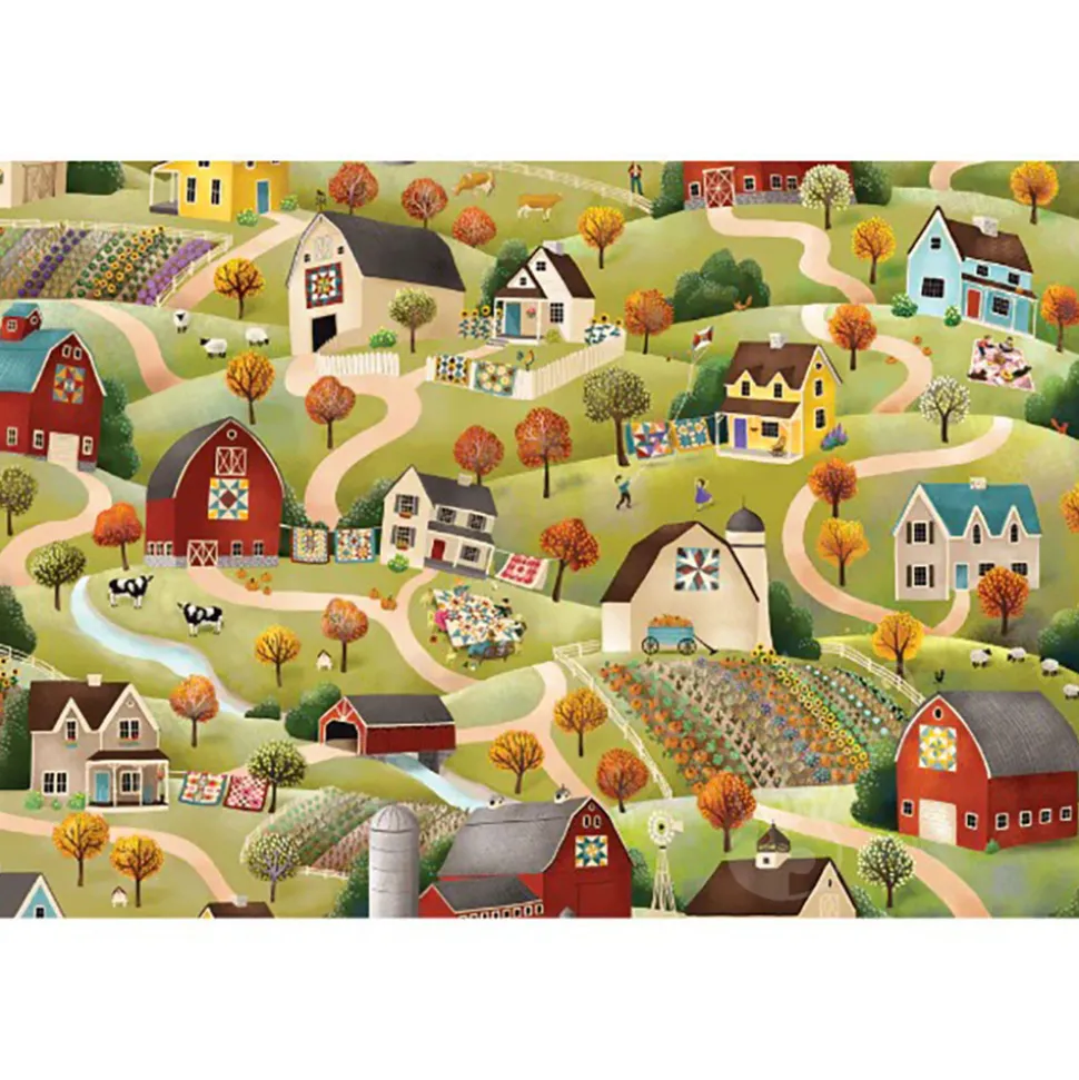 Penny Puzzle Folks on the Hill Mini Puzzle 150pcs