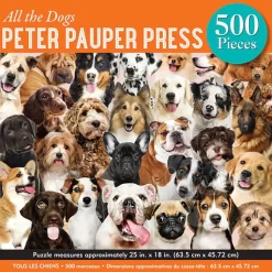 Peter Pauper Press All the Dogs Puzzle 500pcs