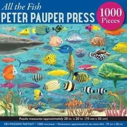 Peter Pauper Press All the Fish Puzzle 1000pcs