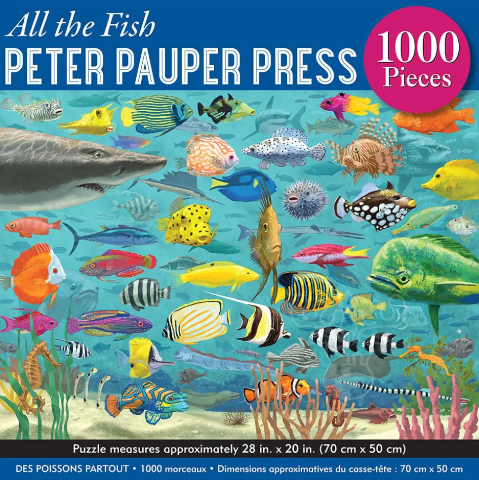 Peter Pauper Press All the Fish Puzzle 1000pcs