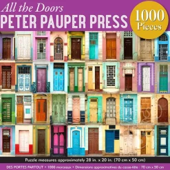 Peter Pauper Press All the Doors Puzzle 1000pcs