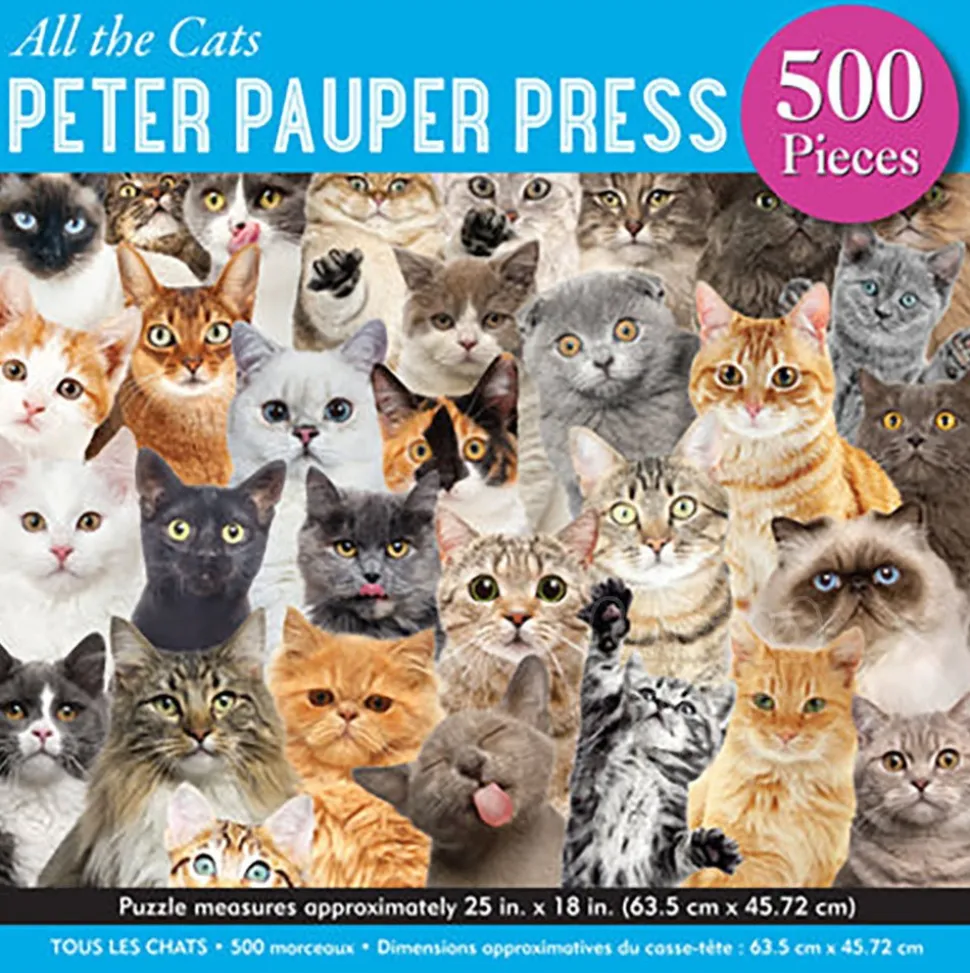 Peter Pauper Press All the Cats Puzzle 500pcs