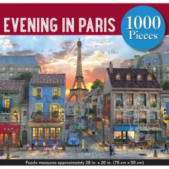 Peter Pauper Press Evening in Paris Puzzle 1000pcs