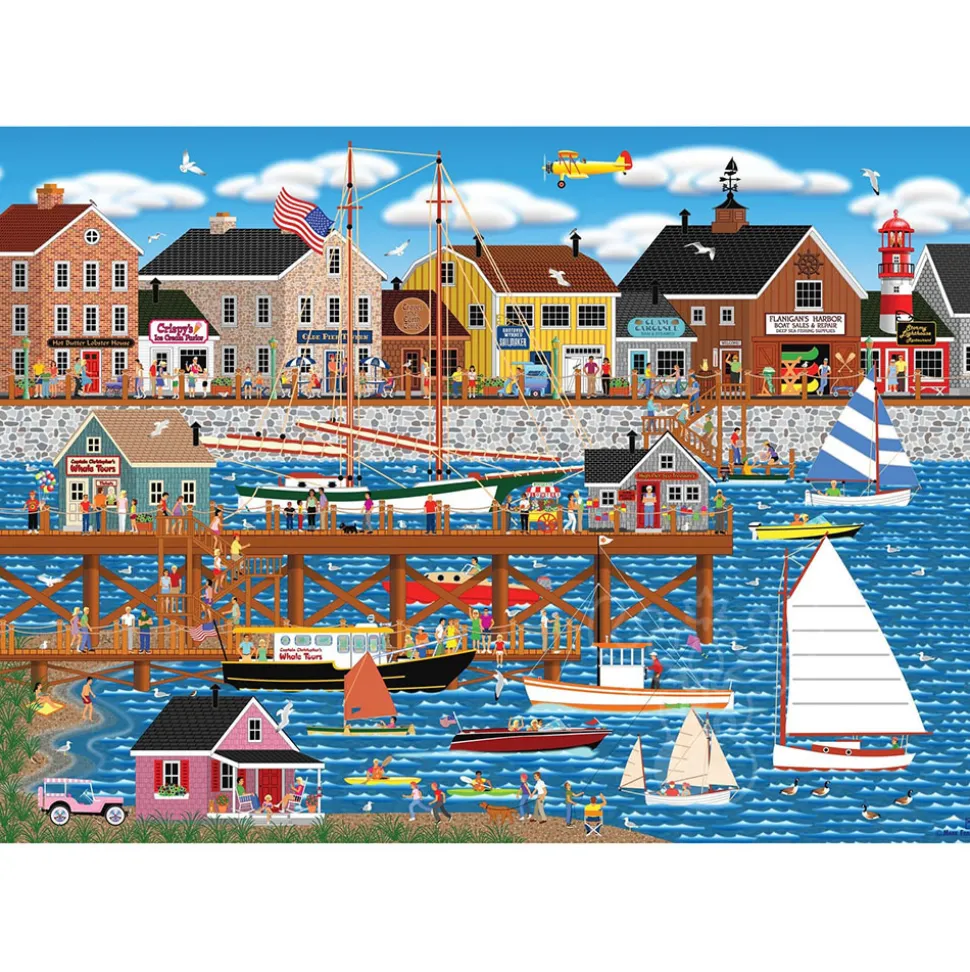 Peter Pauper Press Harbor Town Puzzle 1000pcs