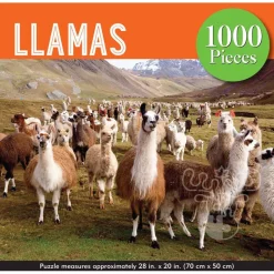 Peter Pauper Press Llamas Puzzle 1000pcs