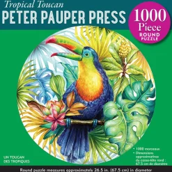 Peter Pauper Press Tropical Toucan Round Puzzle 1000pcs