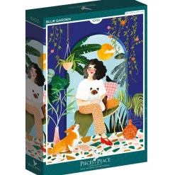 Pieces & Peace Blue Garden Puzzle 1000pcs