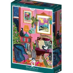 Pieces & Peace Cozy Cats Puzzle 1000pcs