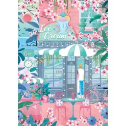 Pieces & Peace Ice Cream Shop Puzzle 1000pcs