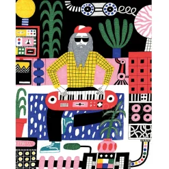 Pieces & Peace Le Musicien Barbu Puzzle 500pcs