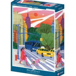 Pieces & Peace Take a Walk in New York Puzzle 500pcs