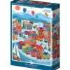 Pieces & Peace Winter Village Puzzle 500pcs