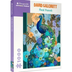 Pomegranate Galchutt, David: Floral Peacock Puzzle 1000pcs