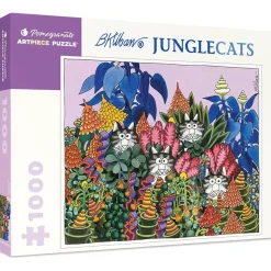 Pomegranate Kliban, B.: Jungle Cats Puzzle 1000pcs