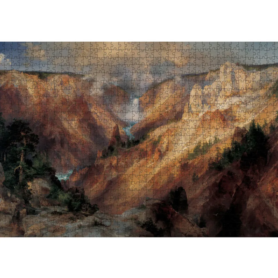 Pomegranate Moran Thomas: The Grand Canyon of the Yellowstone Puzzle 1000pcs