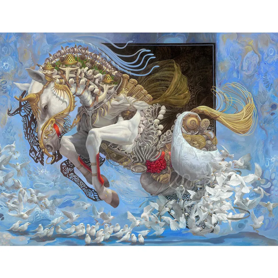 Pomegranate Taillefer, Heidi: Silkworm Puzzle 1000pcs