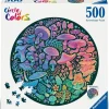Ravensburger Circle of Colors: Mushrooms Round Puzzle 500pcs