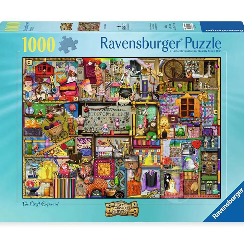 Ravensburger Curious Cupboards #2 The Craft Cupboard Puzzle 1000pcs