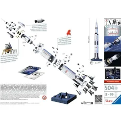 Ravensburger 3D Apollo Saturn V Rocket Puzzle 440pcs