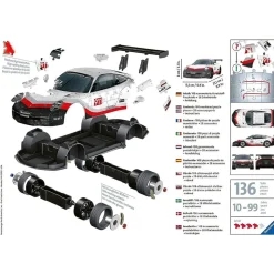 Ravensburger 3D Porsche 911 GT3 Puzzle 133pcs