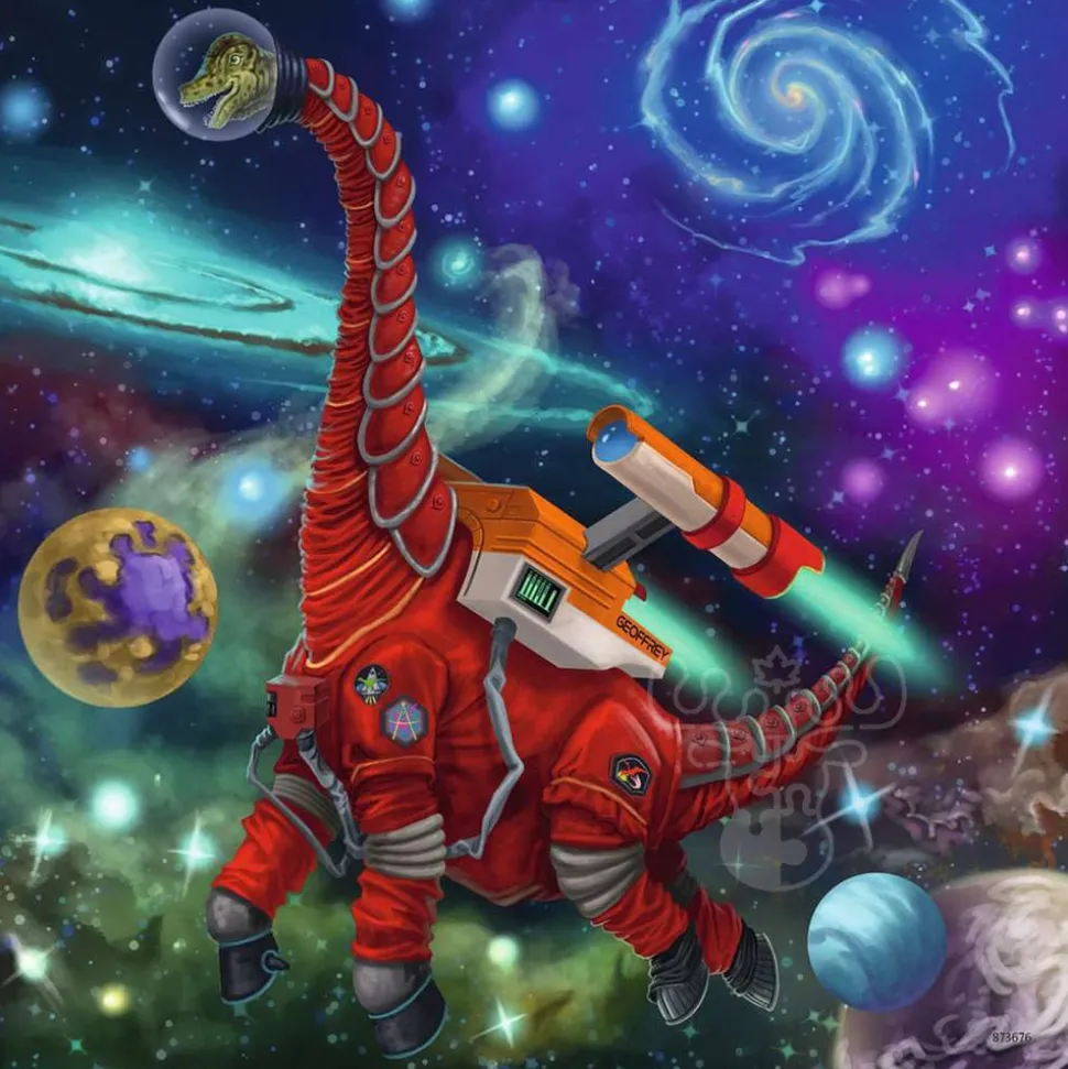 Ravensburger Dinosaurs in Space Puzzle 3 x 49pcs