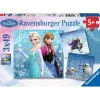 Ravensburger Disney Frozen: Winter Adventures Puzzle 3 x 49pcs
