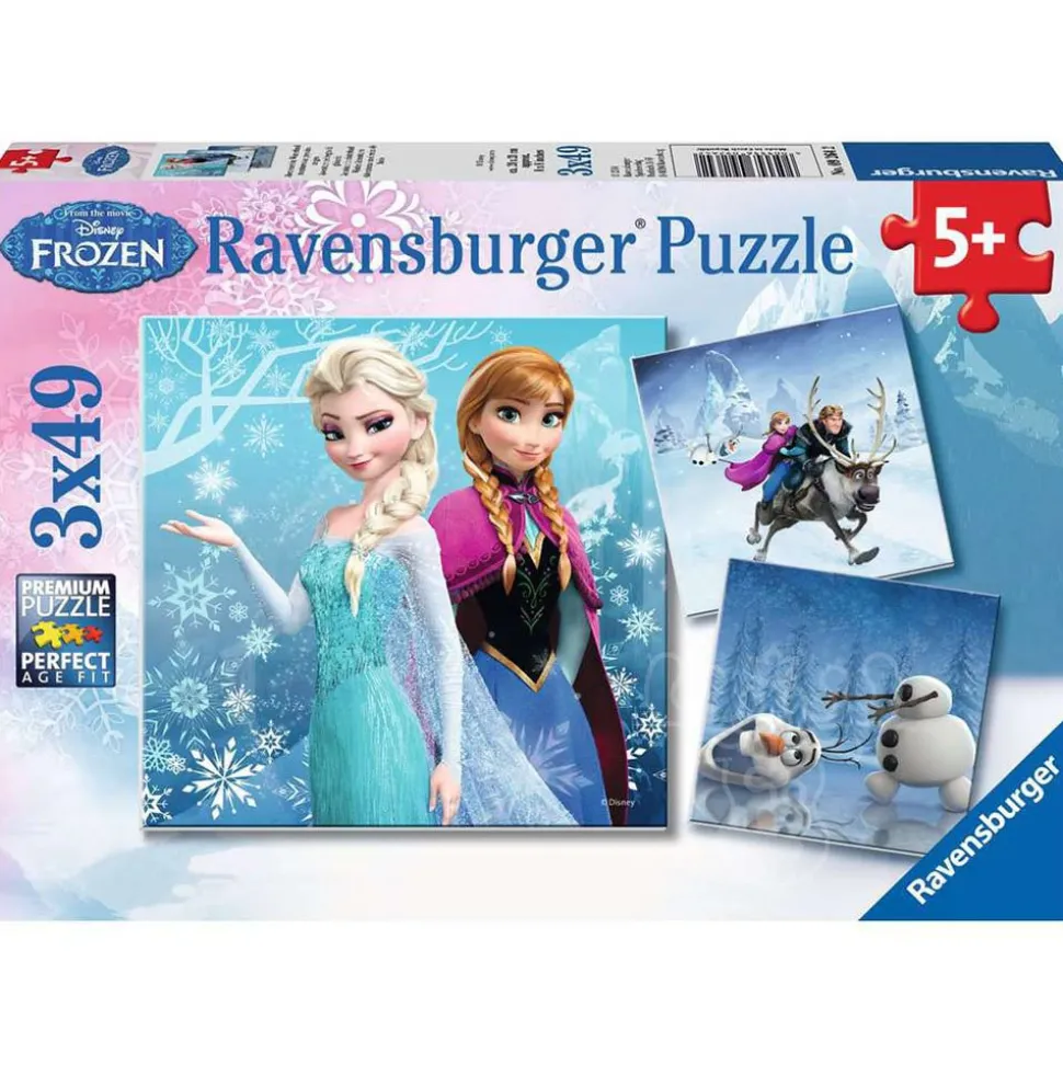 Ravensburger Disney Frozen: Winter Adventures Puzzle 3 x 49pcs