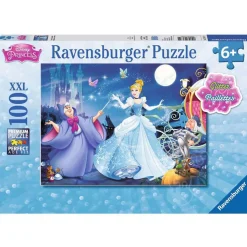 Ravensburger Disney Princess: Adorable Cinderella Glitter Puzzle 100pcs XXL
